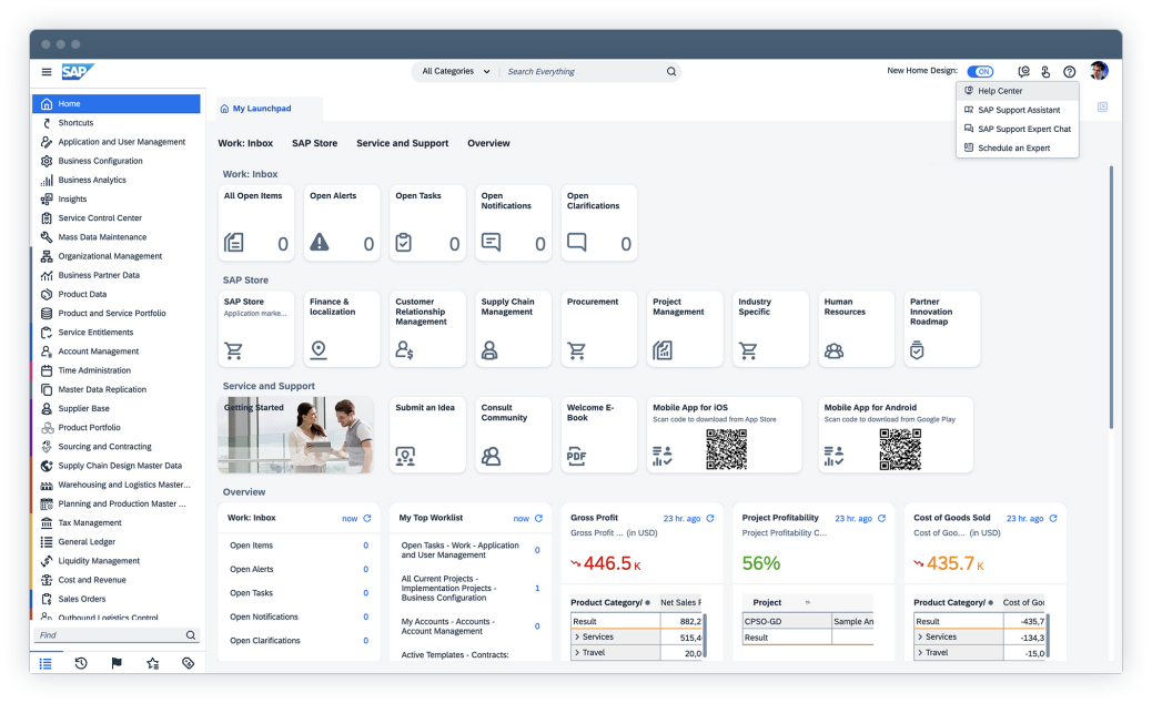  SAP Business ByDesign